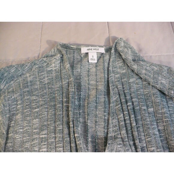 Nine West Gray Open Front Cardigan Sweater – Women’s Medium – NWT - Picture 4 of 11